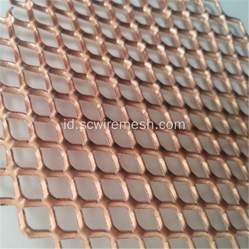 Tembaga Dekoratif Expanded Metal Mesh